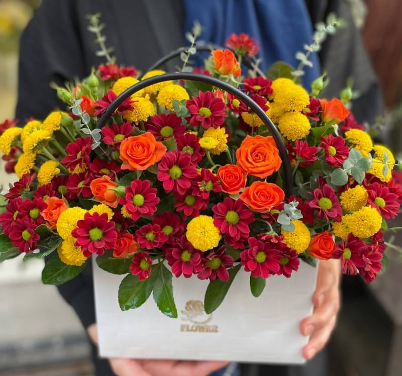 سفارش باکس گل پاییزی در آمل