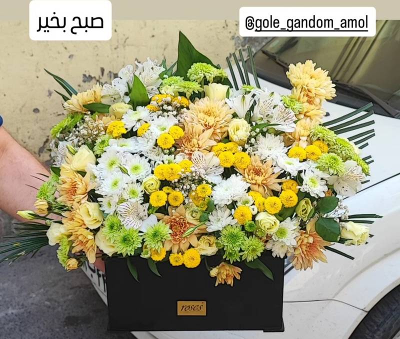 سفارش باکس گل ترکیبی در چمستان
