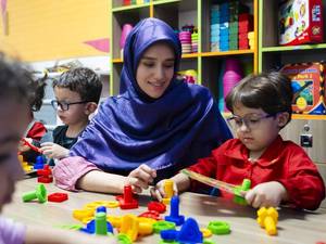 مهدکودک با محیط امن و شاد در میرداماد