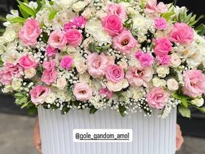 سفارش سبد گل با دیزاین خاص در آمل
