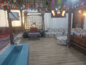 رستوران باغ بومگردی کلوت های شهداد