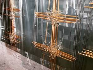 دکوراتیو شیشه طلایی در رضوانشهر