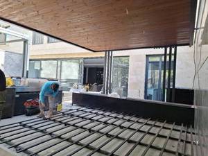 ساخت آلاچیق چوبی ترموود شیک در مشهد