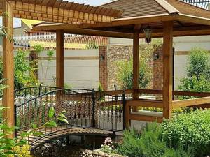 ساخت آلاچیق چوبی ترموود شیک در مشهد