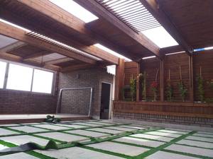 ساخت آلاچیق چوبی ترموود شیک در مشهد