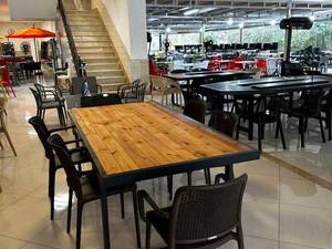 فروش میز فلزی ترمو و صندلی پلاستیکی در انزلی