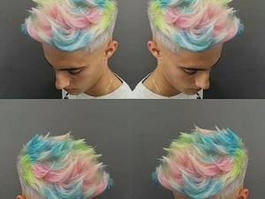 دوره عملی رنگ‌های فانتزی مردانه در کرج