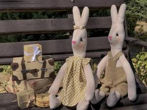 خرید و سفارش عروسک خرگوش جفتی در کرج