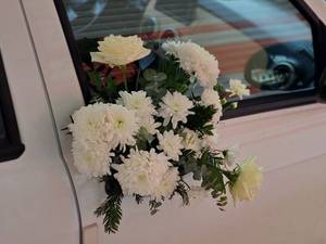 تزیین ماشین عروس لاکچری در مسجدسلیمان