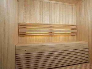 طراحی و اجرای سونا خشک در سالن ورزشی