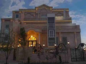 نمای بیرونی تالار رستوران مجلل الهیه