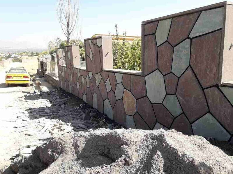 نصف سنگهای مختلف سنگ لاشه مالون