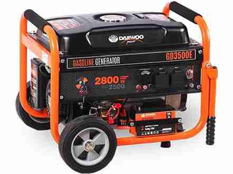 موتور برق بنزینی ۲۸۰۰ وات استارتی دوو مدل GD3500E