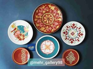 بشقاب دیوارکوب طرح سنتی