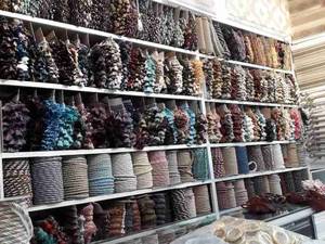 نمایی ار داخل فروشگاه لوازم پرده شیری