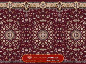 فرش تشریفات (سجاده فرش حسینیه) با طرح ترنج