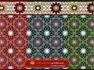 فرش تشریفات (سجاده فرش حسینیه) با طرح گلرخ
