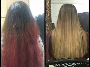رنگ مو و مش بدون آسیب دیدگی
