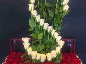 باکس گل حروف S