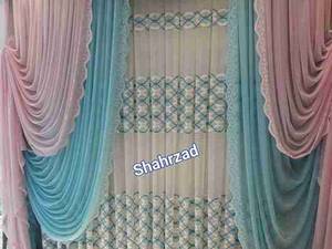 طراحی پرده چند لایه با دوخت عالی
