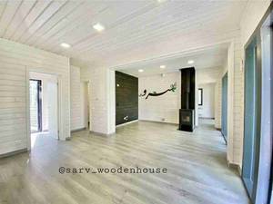 ساخت ویلای چوبی لاکچری در گیلان طرح فلت flat