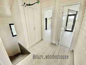 ساخت ویلای چوبی لاکچری در گیلان طرح فلت flat