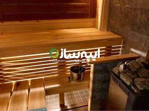 اجرای سونا خشک با چوب ترموود در تهران