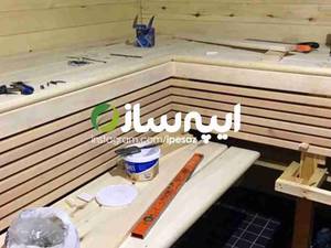 اجرای سونا خشک با چوب ترموود در تهران