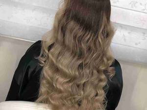 رنگ مو بالیاژ مدل دخترانه