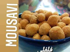 بادام زمینی روکش دار فلفلی در ساوه