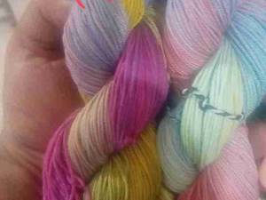 نخ کتان اسپرتی 7رنگ ماهواره ای