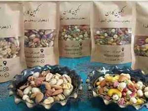انواع آجیل مغز به صورت فله و بسته بندی