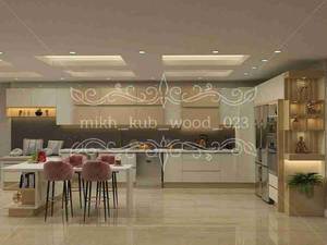 طراحی و اجرای دکوراسیون لاکچری آشپزخانه