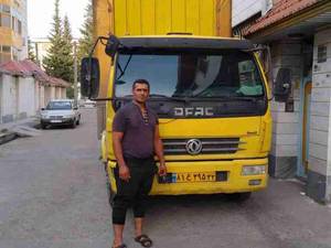 حمل بار مشتریان توسط خودروهای مخصوص باربری در بابل