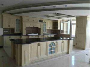 اجرای کابینت کلاسیک سفید