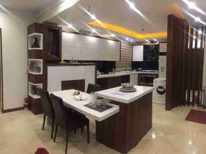 کابینت مدرن آشپزخانه طرح چوب