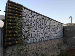اجرای نمای سیمانی طرح سنگ