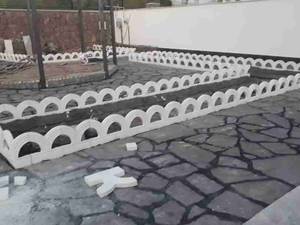 مدل کنارباغچه ای با سنگ