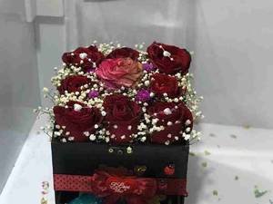 خرید جعبه گل تولد