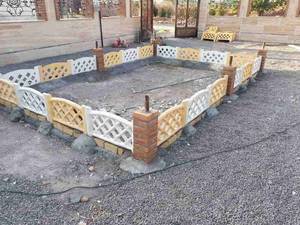 نرده سیمانی در دماوند
