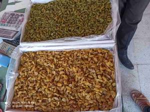 کشمش زرد (تیزآبی) و کشمش سبز کاشمر
