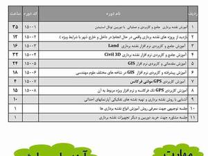 آموزش دوره نقشه برداری در رشت
