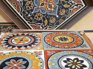 زیباترین طراحی کاشی سنتی در اصفهان