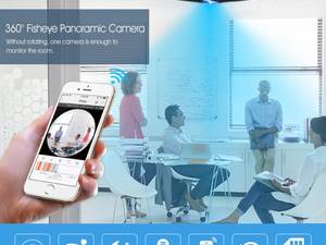 دوربین بیسیم تحت شبکه 360 درجه Fish eye  1080 (اورجینال)