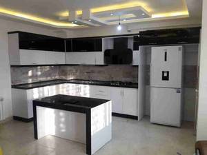 کابینت MDFهایگلاس دورنگ