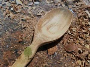 قاشق چنگال چوبی دررشت
