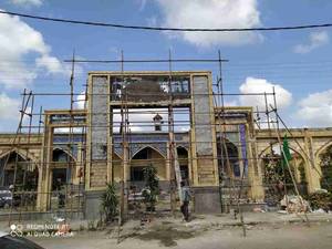 طراحی و کادربندی مسجد چهارده شیرکوه رشت