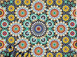 طراحی مراکشی جهت اجرا روی کاشی