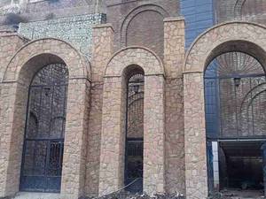 اجرای ستون سنگ مالون