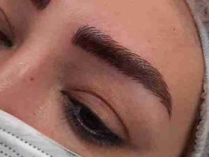 بولدبروز به روش ليفت ابرو به روی تتو قديمی